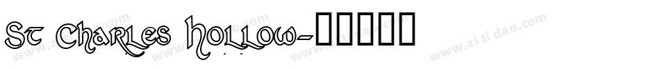 St Charles Hollow字体转换